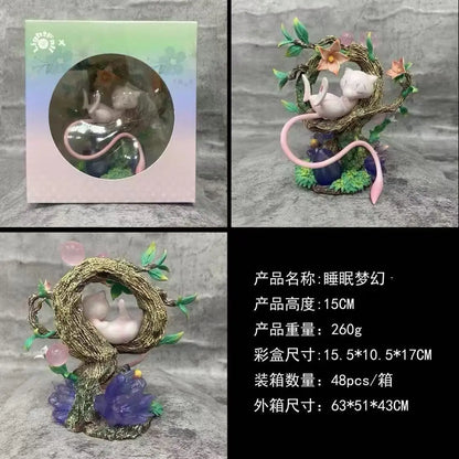 15cm Pocket Scene Sleepy Dream Pokemon Statuette Model Collectible Toy Gift Gk Sculpture Figure Anime Game Character Collectible