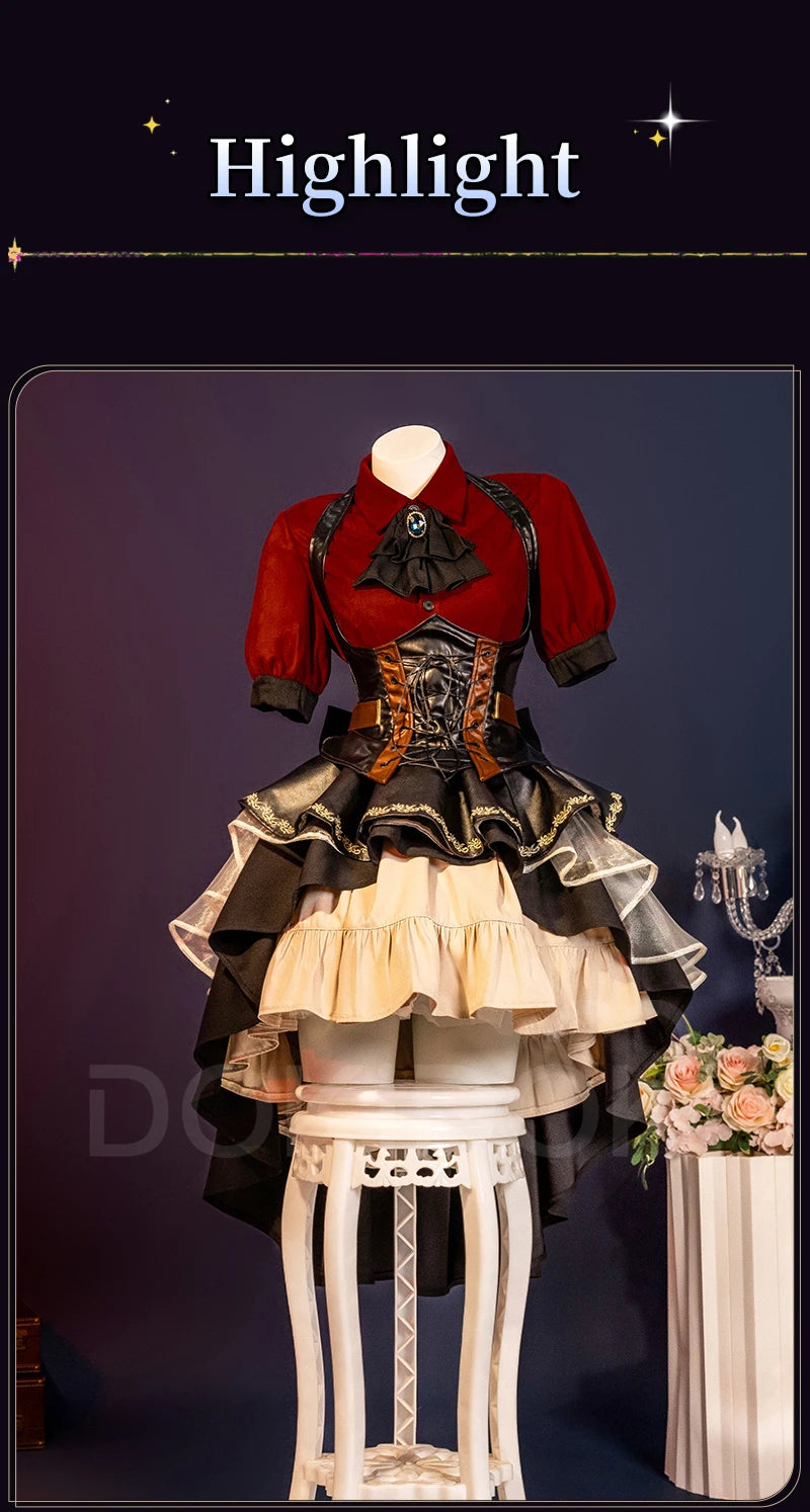 Togawa Sakiko Wakaba Mutsumi Uika Umiri Nyamu Cosplay BanG Dream! Ave Mujica【S-2XL】DokiDoki-R Plus Size