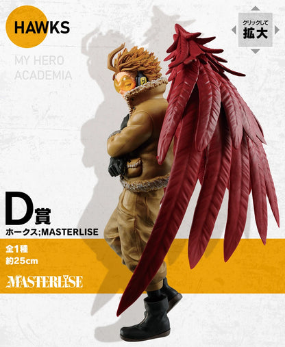 Bandai Ichiban Kuji My Hero Academia Hawks Midoriya Bakugou 24cm PVC Model