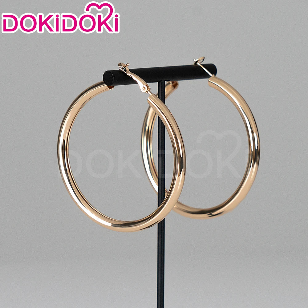 IN STOCK Seiko Ayase Wig Anime Dandadan Cosplay DokiDoki Halloween Grey Hair DAN DA DAN Seiko Glasses Ear Clips Patch Free Cap