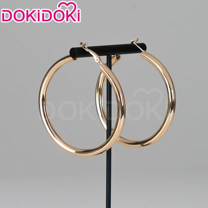 IN STOCK Seiko Ayase Wig Anime Dandadan Cosplay DokiDoki Halloween Grey Hair DAN DA DAN Seiko Glasses Ear Clips Patch Free Cap