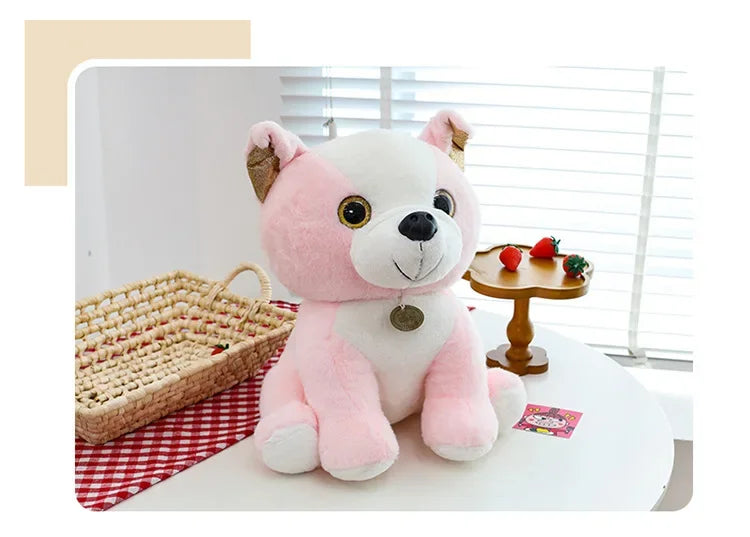 New 3 Colors 20-35cm Bulldog Plush Stuffed Puppy Doll Cute Puppy Plush Kawaii Animal Toy Children's Birthday Gift Doll Kids To