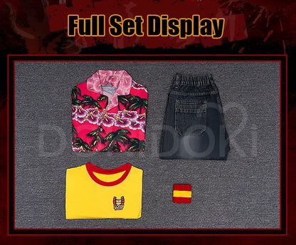 IN STOCK Anya Curly Daisuke Cosplay Costume Game Mouthwashing【XS-3XL】DokiDoki-R Uniform Halloween Anya Cosplay Wig Plus Size