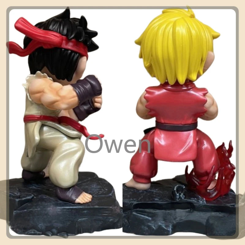 15cm Anime Game Street Fighter Ryu Figurine Ken Masters Action Figure PVC Statue Collection Model Birthday Decoration Toys Gifts