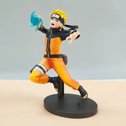 19CM Anime Vibration Stars Uzumaki NARUTO Shippuden Rasengan Battle Form Model Toy Gift Collection Action Figure PVC