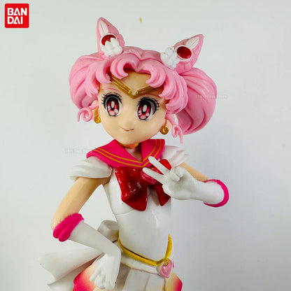 17cm Pretty Guardian Sailor Moon Cosmos Anime Figure The Movie Glitter Glamours Super Sailor Chibi Moon Action Figurine Toy Gift