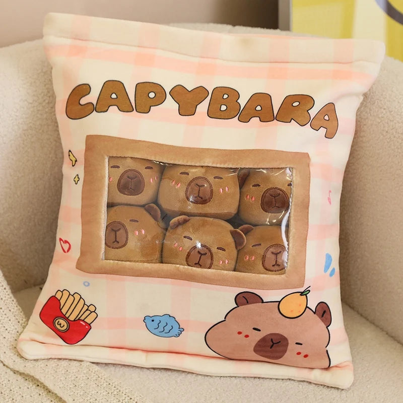 50cm Capybara Plush Pillow Cute Stuffed Animal Koala Dino Capibara Plushies Large Hug Pillow Cushion Xmas Gift