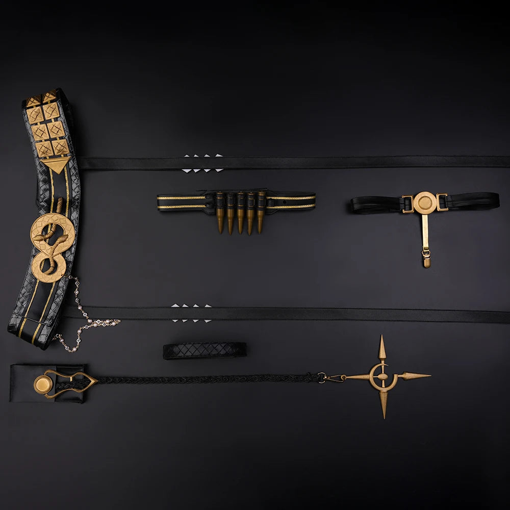 Wuthering Waves Galbrena Cosplay Costume Wig Uniform Outfit Jacket Carnival Halloween Party for Women Girls Role Play Cos Props