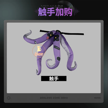 Zenless Zone Zero Yidhari Cosplay Costume Wig Uniform Bodysuit Hat Spook Shack Halloween Party for Women Girls Role Play Outfit