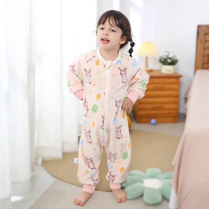 Baby Rompers Newborn Boy 6 to 9 12 18 Months Winter Warm Flannel Baby Girl Romper Toddler Kids Clothes One Piece Pajama Bodysuit