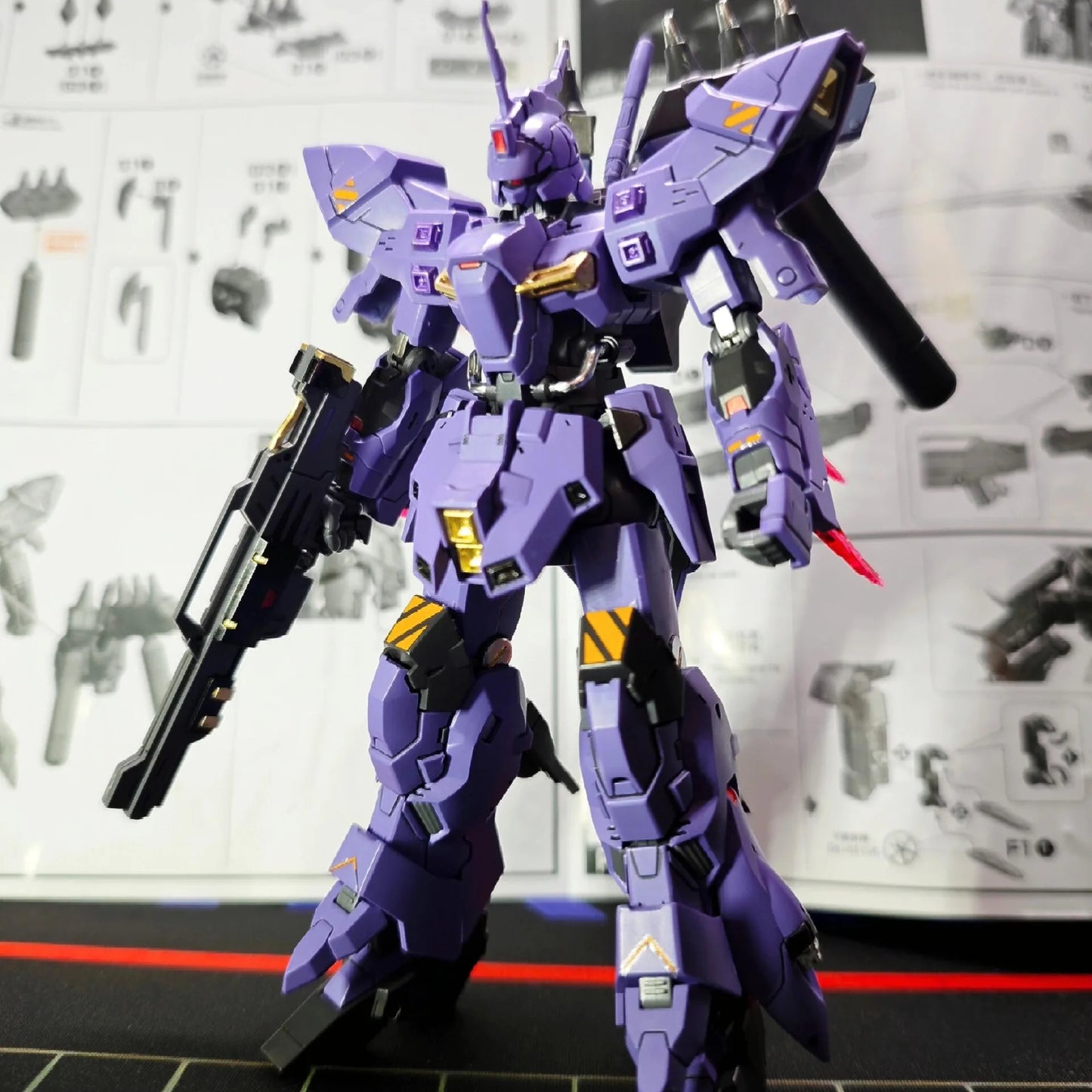 Star Barking Moon 1/144 Mecha Warrior Action Figure Model Toy with Detachable Parts High Detail Collectible Gift