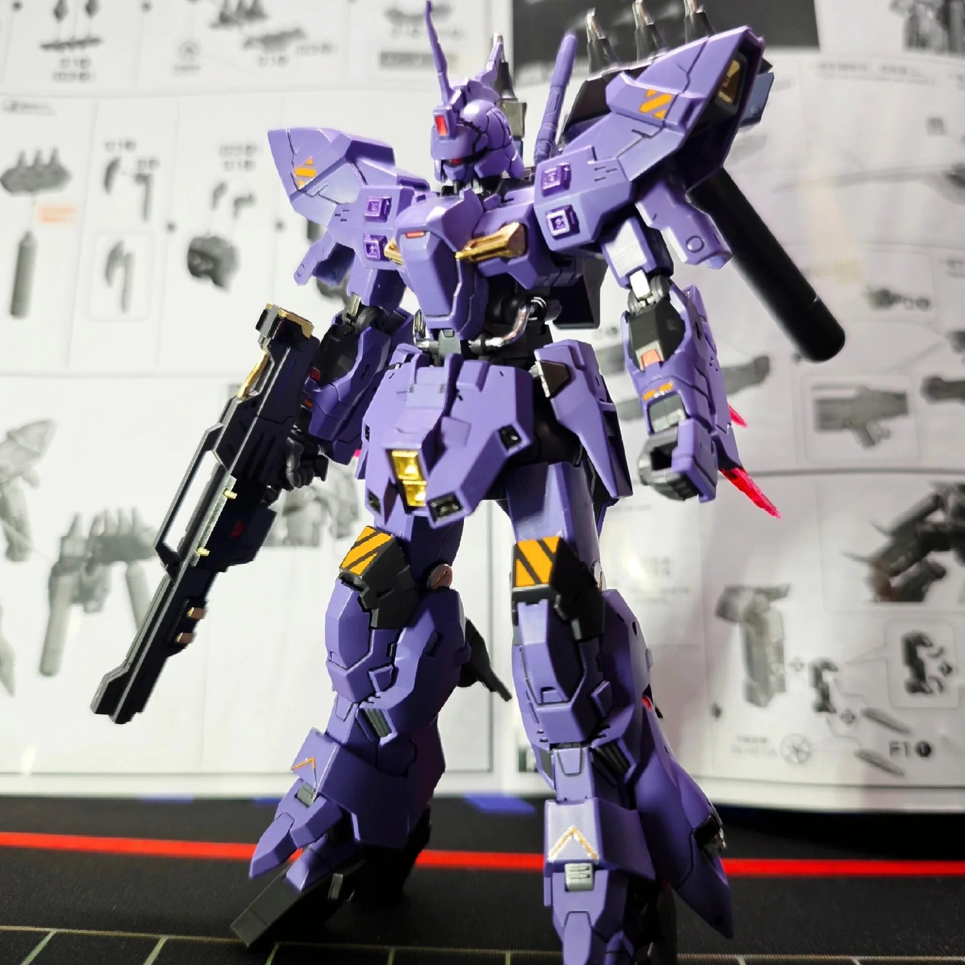 Star Barking Moon 1/144 Mecha Warrior Action Figure Model Toy with Detachable Parts High Detail Collectible Gift