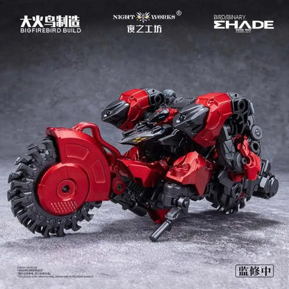 Anonymous Bird ND-O1 Series High Detail Transformable Moto Mecha Warrior Assembly Model Toy Gift