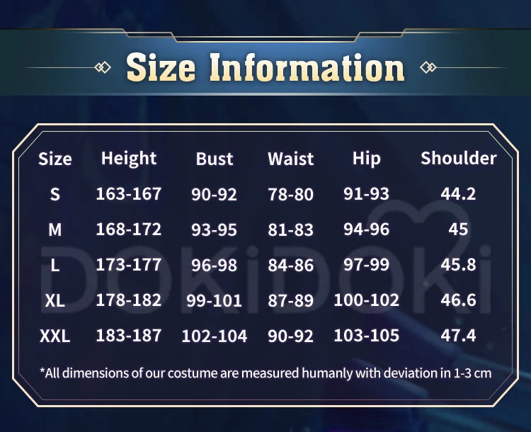 Clove Omen Cosplay Costume Game Cosplay【XS-3XL】DokiDoki-R Clove Halloween Cosplay Women Men Costume Plus Size Christmas