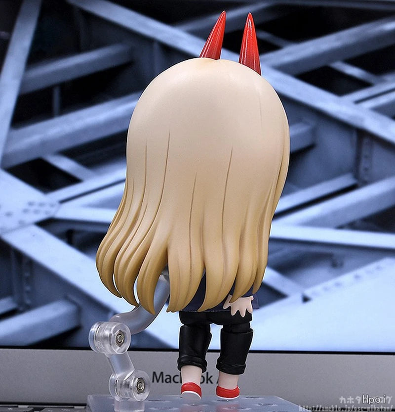 10cm Chainsaw Man Anime Figure Denji Pochita Power Action Figure PVC Chainsaw Man Denji Figurine Adult Collection Model Doll Toy