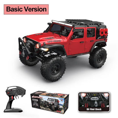 1/10 RC Car HB RTR R1011 Remote Control Vehicle 2.4G Full Proportional Rock Crawler LED Light 4WD Off-Road Climbing Truck Toys
