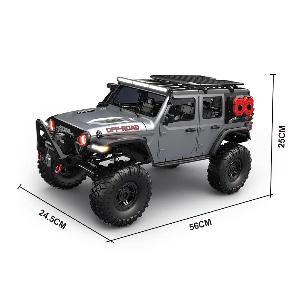 1/10 RC Car HB RTR R1011 Remote Control Vehicle 2.4G Full Proportional Rock Crawler LED Light 4WD Off-Road Climbing Truck Toys