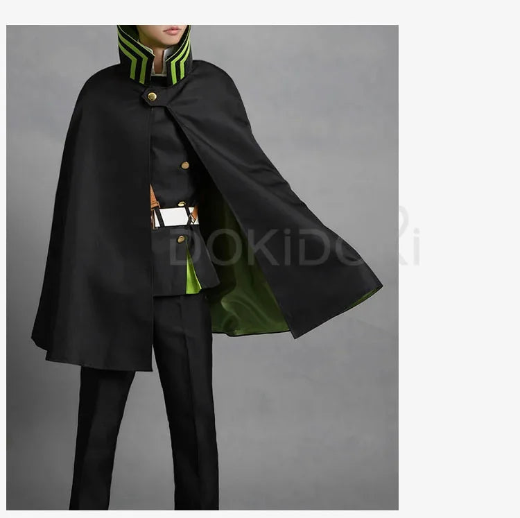IN STOCK Yuichiro Hyakuya Cosplay Anime Seraph Of The End Cosplay DokiDoki-R Cosplay Hyakuya Yuichiro Cosplay Costume Uniform