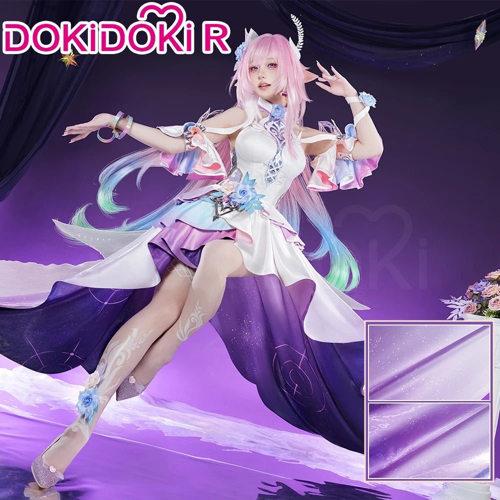 IN STOCK Cyrene Cosplay Costume Game Honkai: Star Rail【S-2XL】DokiDoki-R HSR Cyrene Dress Veil Plus Size