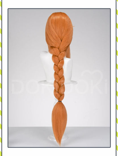 IN STOCK Flamme Wig Anime Frieren: Beyond Journey's End DokiDoki Flamme Cosplay Women 100cm Long Orange Wig Free Cap
