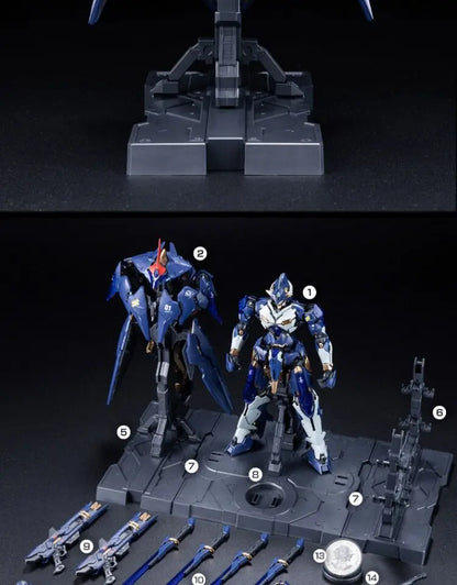 XIAOT Burning Steel Heavy Industry DP Escort Agency Project 01 Ling Yao MG 1/100 Anime Doll Assembly Mecha Model