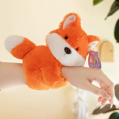 Baby Raccoon Koala Pop Ring Plush Toy Capibala Pat Bracelet Doll Soft Stuffed Animal Cushion Christmas Gifts for Kids and Girls