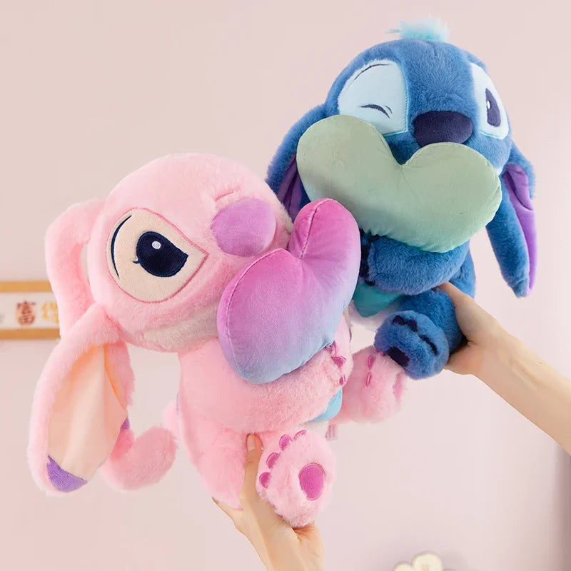 New Disney Lilo&Stitch Cute Cartoon Dolls Toys Kawaii Anime Soft Stuffed Dolls Pillow Appease Toys Birthday Gift for Boys Girls