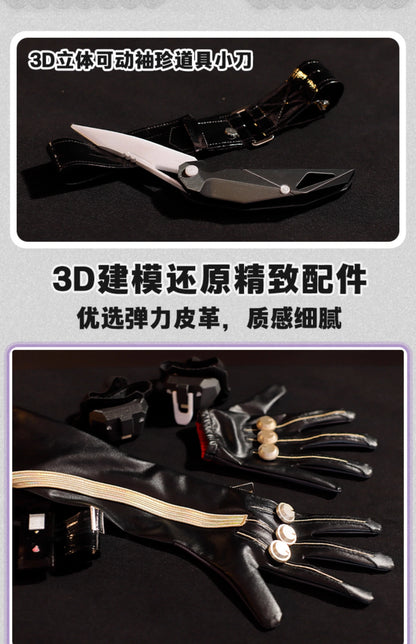 iCoser Zenless Zone Zero Evelyn Chevalier Cosplay Costume Wig Uniform Headwear Earrings Stars of Lyra Halloween Women Carnival