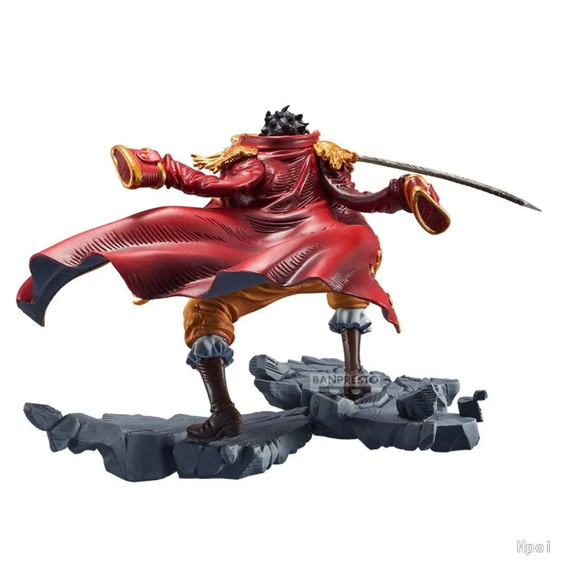 One Piece Whitebeard Vs Gol D.roger Action Figure Banpresto Manhood Special Dynamic Battle,original Anime Collectible Statue
