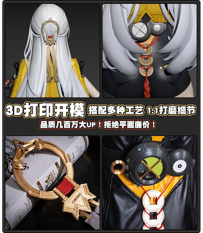 iCoser Zenless Zone Zero Yixuan Cosplay Costume Wig Uniform Headwear Bird Props Yunkui Summit Carnival Halloween Party for Women