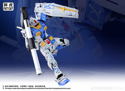 FAT CAT Model RX-78-2 2.0 RG 1/100 Kuryu Kenichi Color Assembly Model Kit Toy Asano Blue Action Figure Plastic Gifts