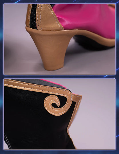 UWOWO Yanfei Cosplay Shoes Game Genshin Impact  Boots  Footwear  Accessories