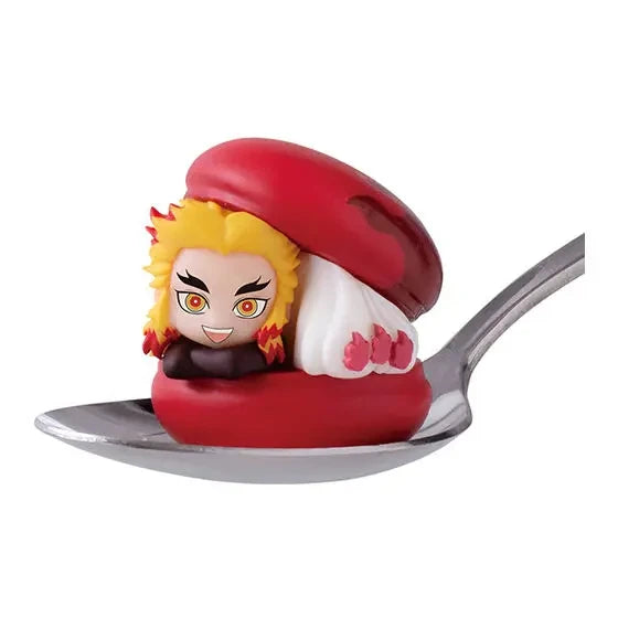 Demon Slayer Bandai Action Figures Model Rengoku Kyoujurou Kanroji Mitsuri Tokitou Muichirou Gashapon Macaron Styling Original