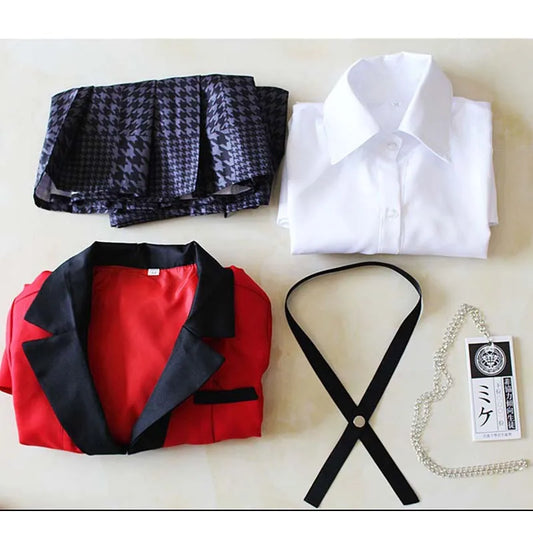 HOMCHEE TRENDS Jabami Yumeko Cosplay Set Adult Cotton Polyester
