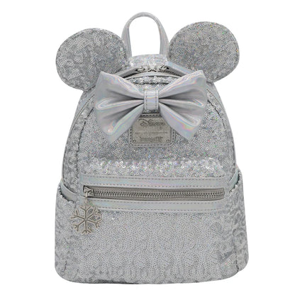 New Cute Loungefly Disney Winnie The Pooh Flower Brown Cartoon Mini Backpack Red Mickey Mouse Backpack Cute Cartoon Bag Gifts