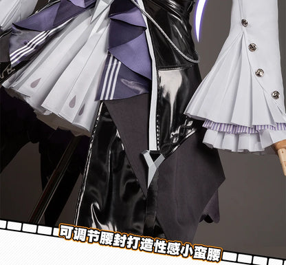 Zenless Zone Zero Vivian Cosplay Costume Wig Dress Uniform Headwear Mockingbird Carnival Halloween Party for Women Girls Props