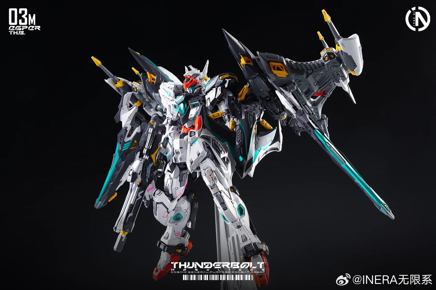 MG 1/100 Original IN ERA + MG THUNDERBOLT Mobulidae Ver Special Color RMD Assembly Model Kit Action Figures Plasitc Model Toy