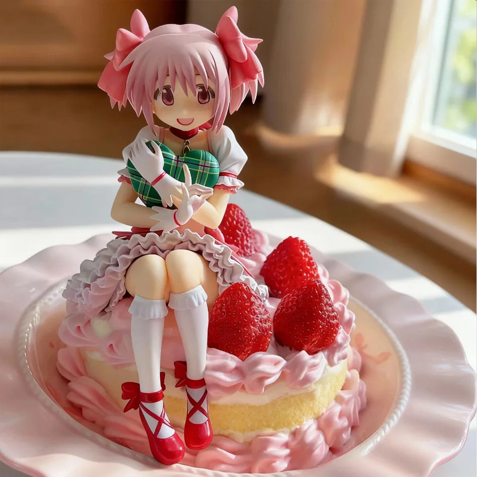 New Arrival Magical Girl Madoka Anime Movie Merch | Cute Noodle Stopper - Collectible Series Figurine, Desktop Decoration
