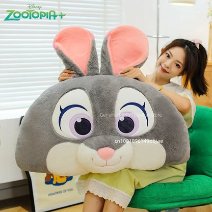 90x50cm Big Size Judith Laverne Hopps Anime Plush Stuffed Doll Zoo Tropolis Room Decorated Plushies Children Pillow Holiday Gift