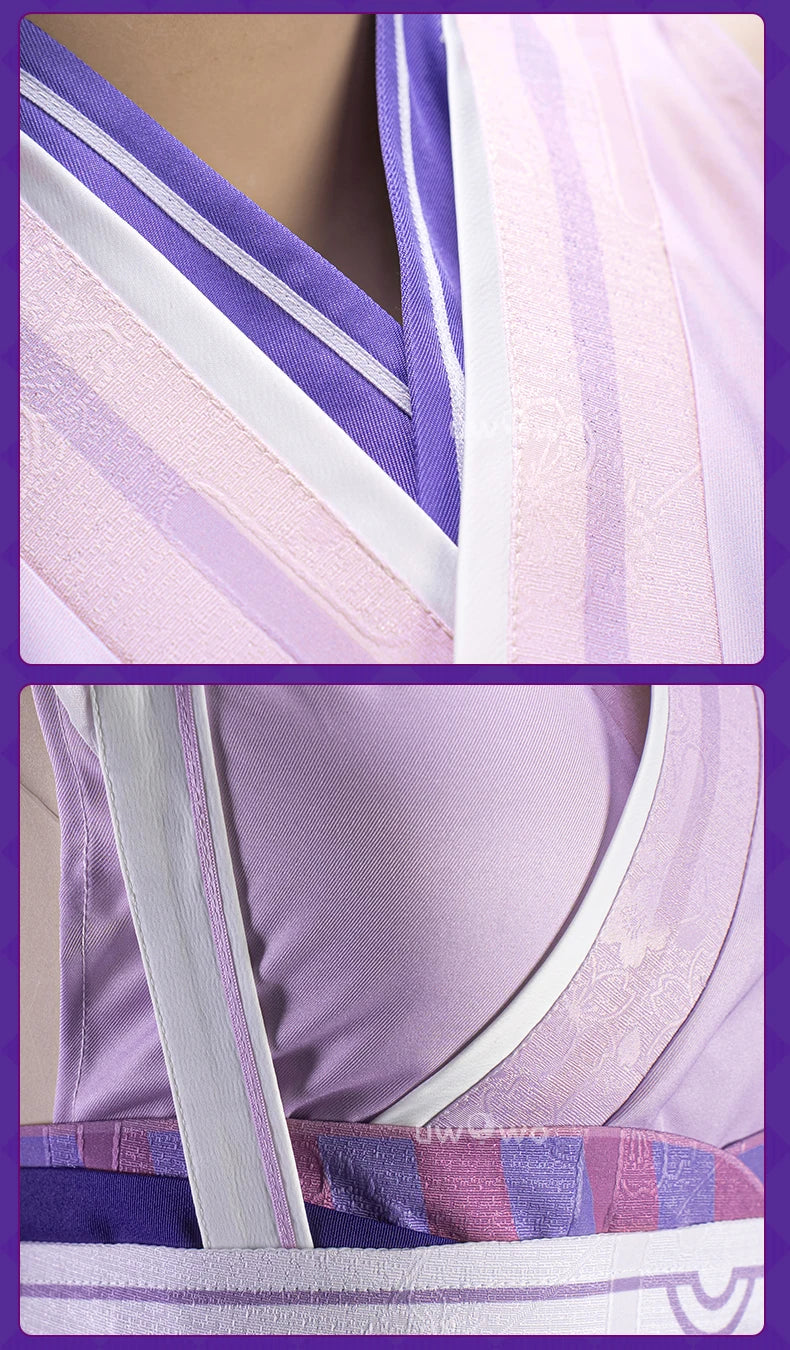 UWOWO Yumemizuki Mizuki Cosplay Game Genshin Impact Yumemizuki Mizuki Cosplay Costume Plus Size 3XL Halloween Costume