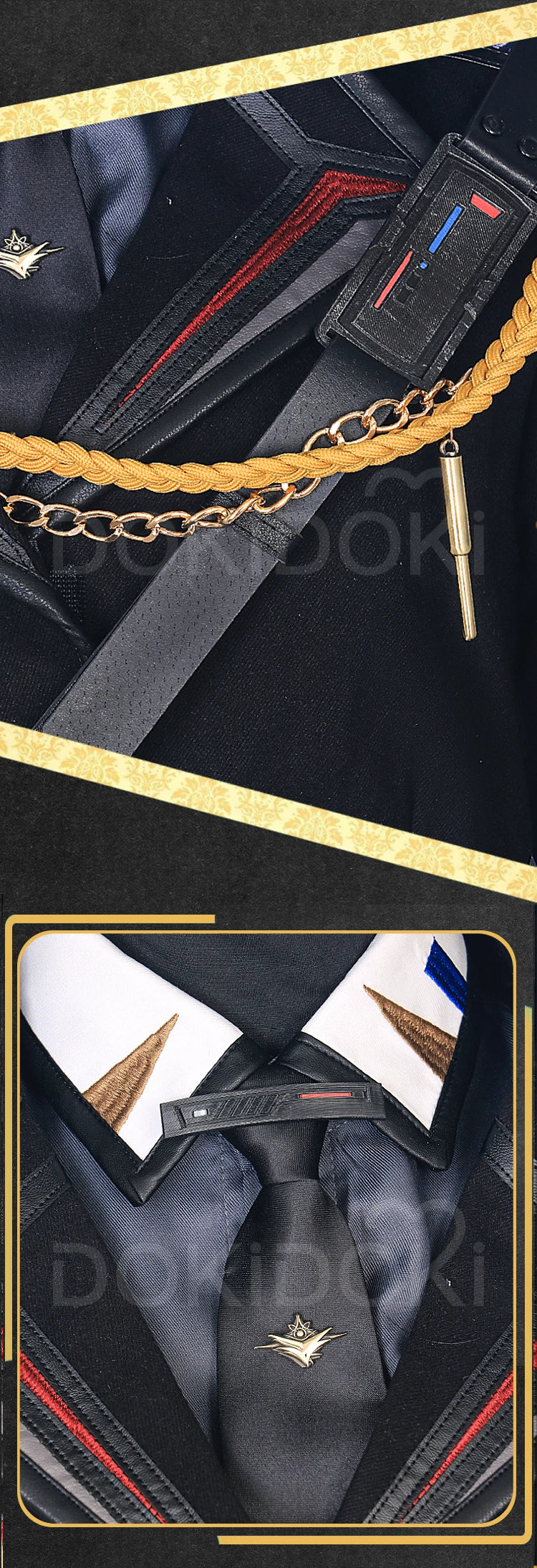 Caleb MC Cosplay Costume Game Love and Deepspace【XS-2XL】DokiDoki-R Men Women Pilot Uniform Xia Yizhou Hat Plus Size