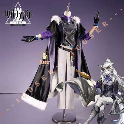 Arknights Lappland The Decadenza Cosplay Costume Wig Unruly Humbleness Uniform New Skin Outfit Halloween Party for Women Girls