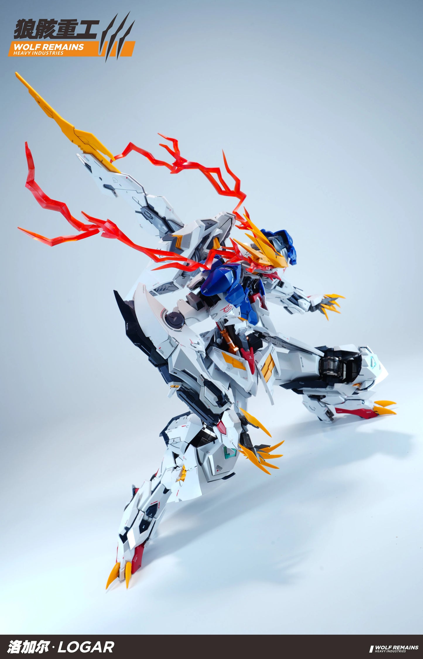 WOLF REMAINS HEAVY INDUSTRIES 1/60 PG Wolf King Barbatos Head Light Cluster Assembly Model Kit Collectible Toy Gift