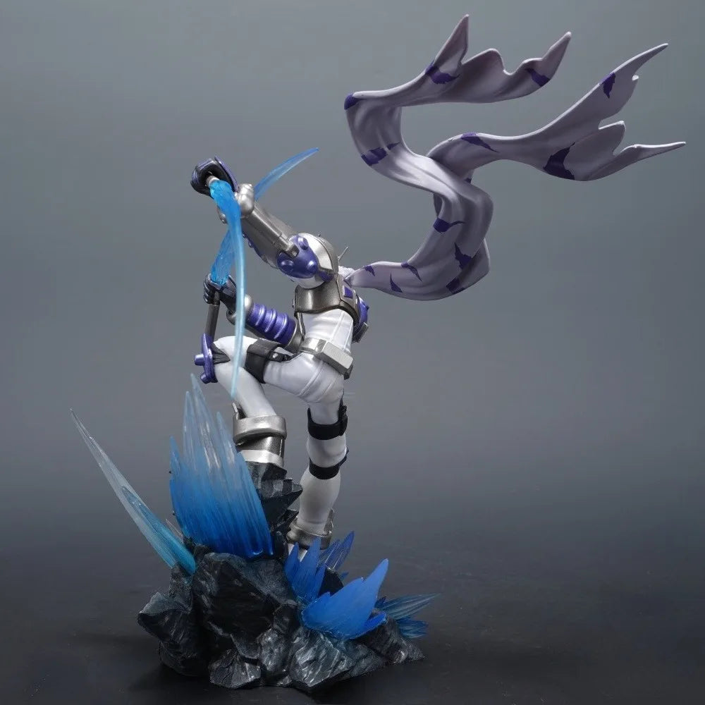 22cm Anime Digimon Adventure Wolfmon PVC Action Figure Desktop Ornament Model Toy Gift - With Box