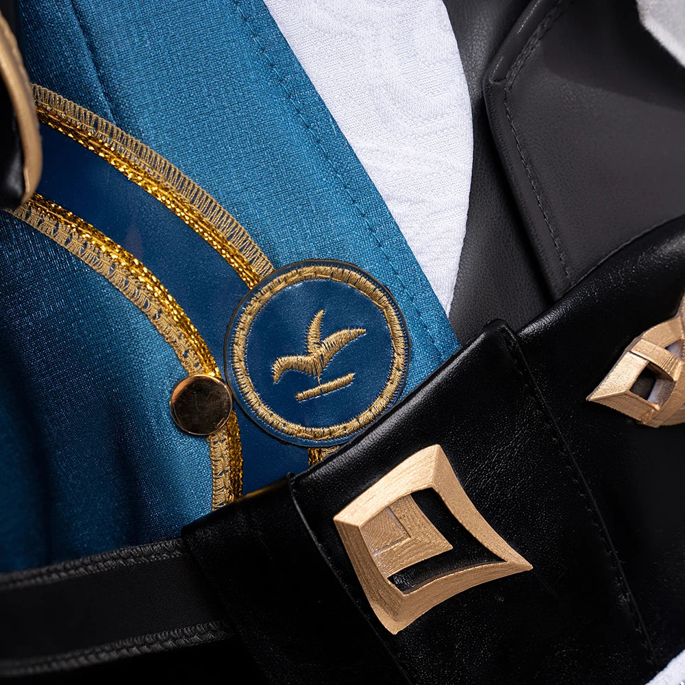 iCoser Honkai Star Rail Anaxa Cosplay Costume Wig Uniform Outfit Anaxagoras Grove of Epiphany Amphoreus Halloween for Women Men