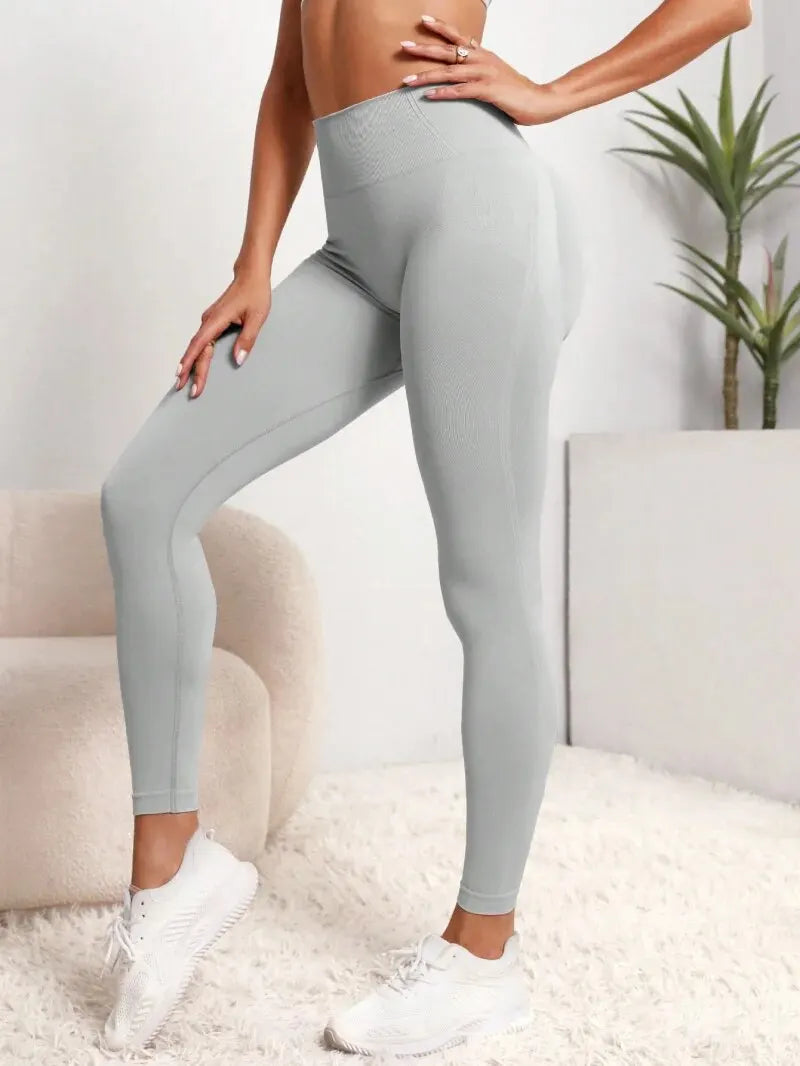 Women Seamless High Waist Gym Leggings Yoga Stretchy Fitness Activewear Pants