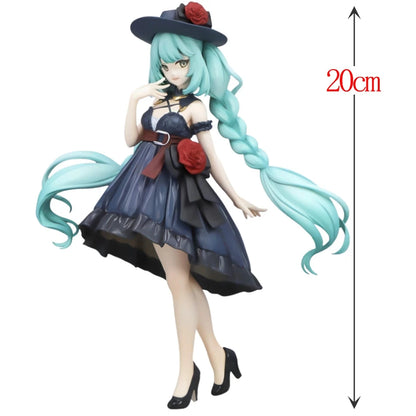 Hot Hatsune Miku Anime Figures 20cm Trio Try iT Action Figure  Kawaii Anime Figurines Model Toy Gift Collectible Model Pvc