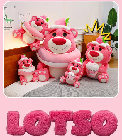 45/60/90cm Super Big Size Lotso Kawaii Disney Anime Plush Stuffed Doll Cartoon Decoration Plush Pillow Children's Holiday Gifts