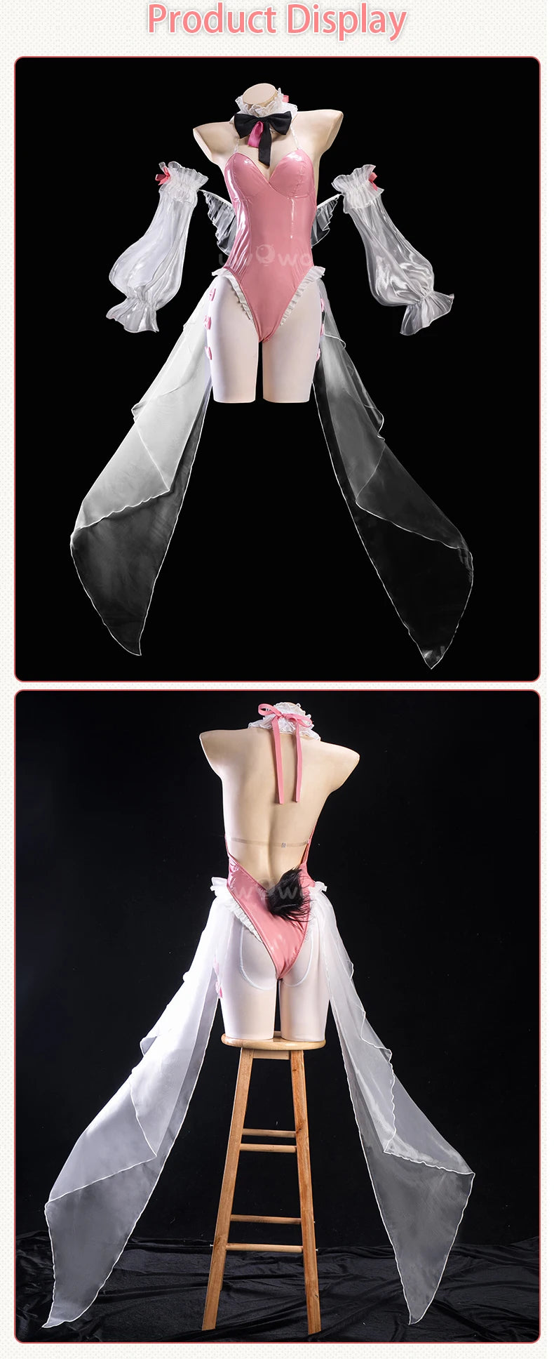 IN STOCK UWOWO HalfordD Cosplay Game Azurr Lanee Halfordd Bunny Cosplay Costume Sexy Costume Halloween Costume