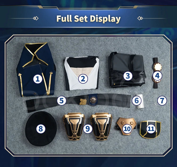 IN STOCK Vii Cosplay Costume Game Cosplay【S-3XL】DokiDoki-SR Women Uniform Suit Vii Costume Halloween Plus Size